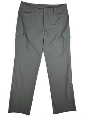 Eddie Bauer Pants Womens 14 Gray Stretch Cargo Convertible Outdoor